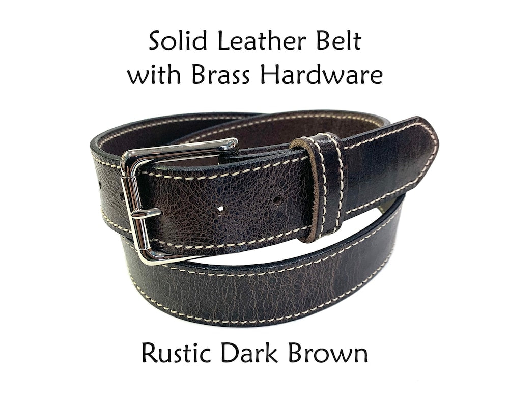Rustic Looking Leather Belt