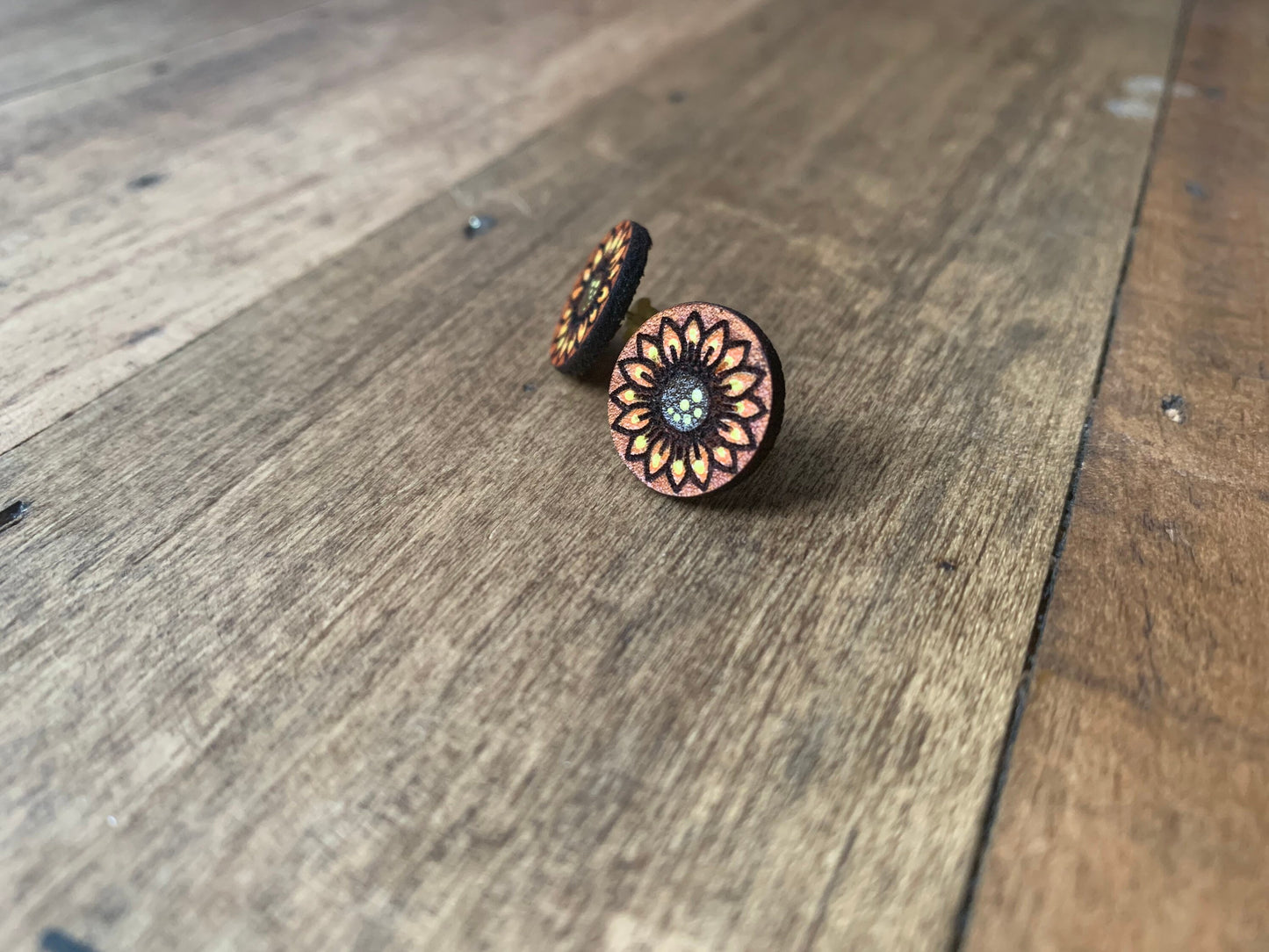 Sunflower Stud Earrings