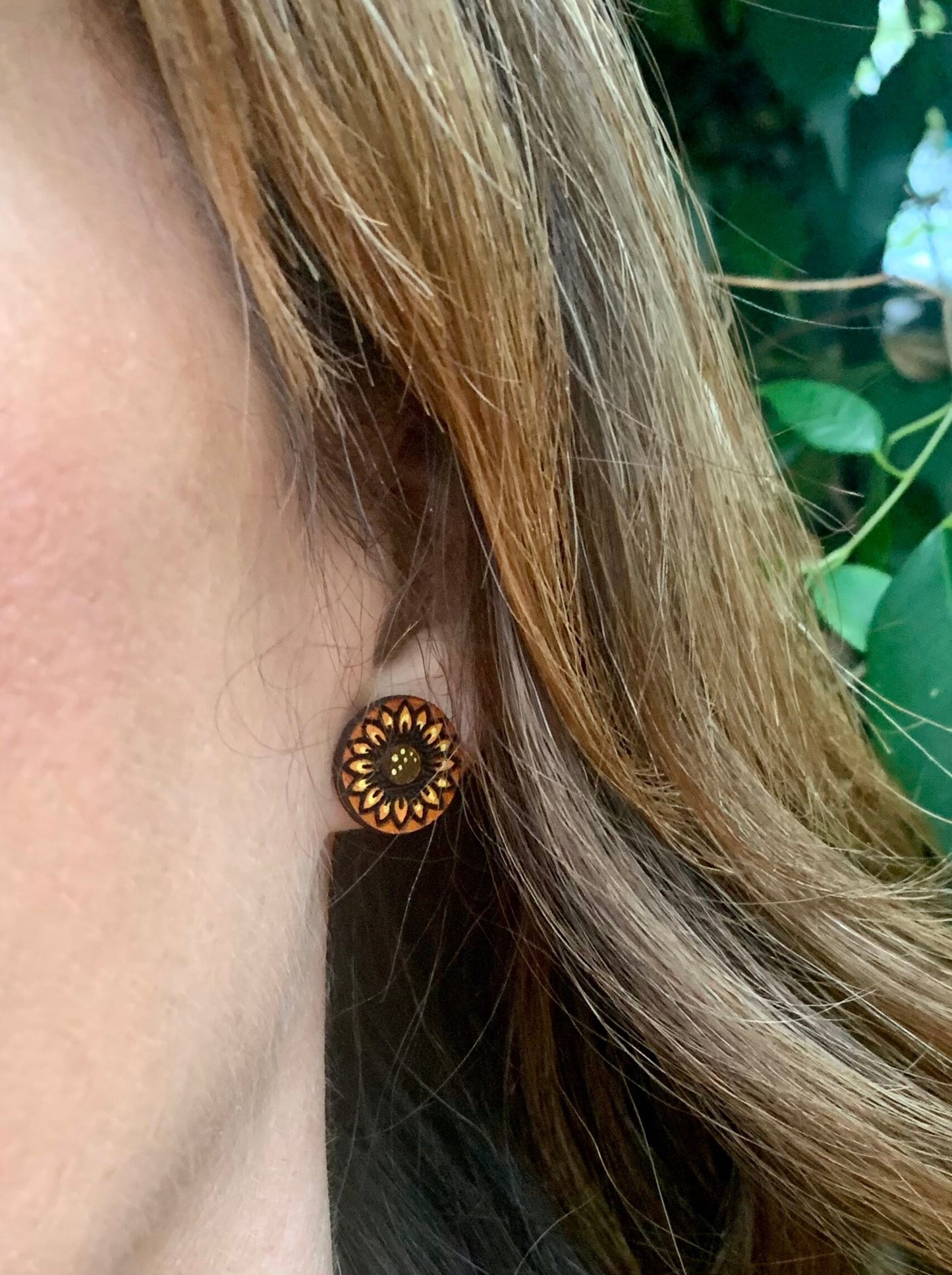 Sunflower Stud Earrings
