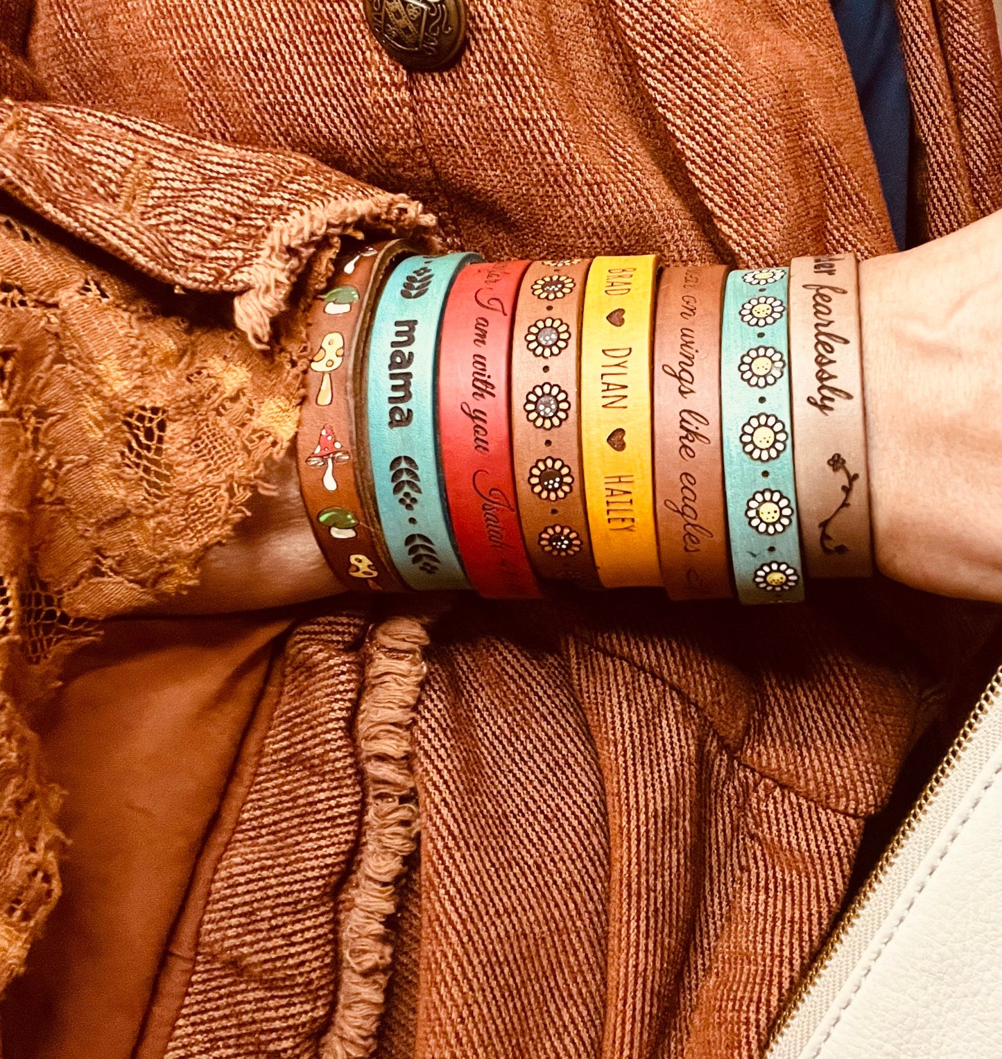 Personalized Leather Bracelet