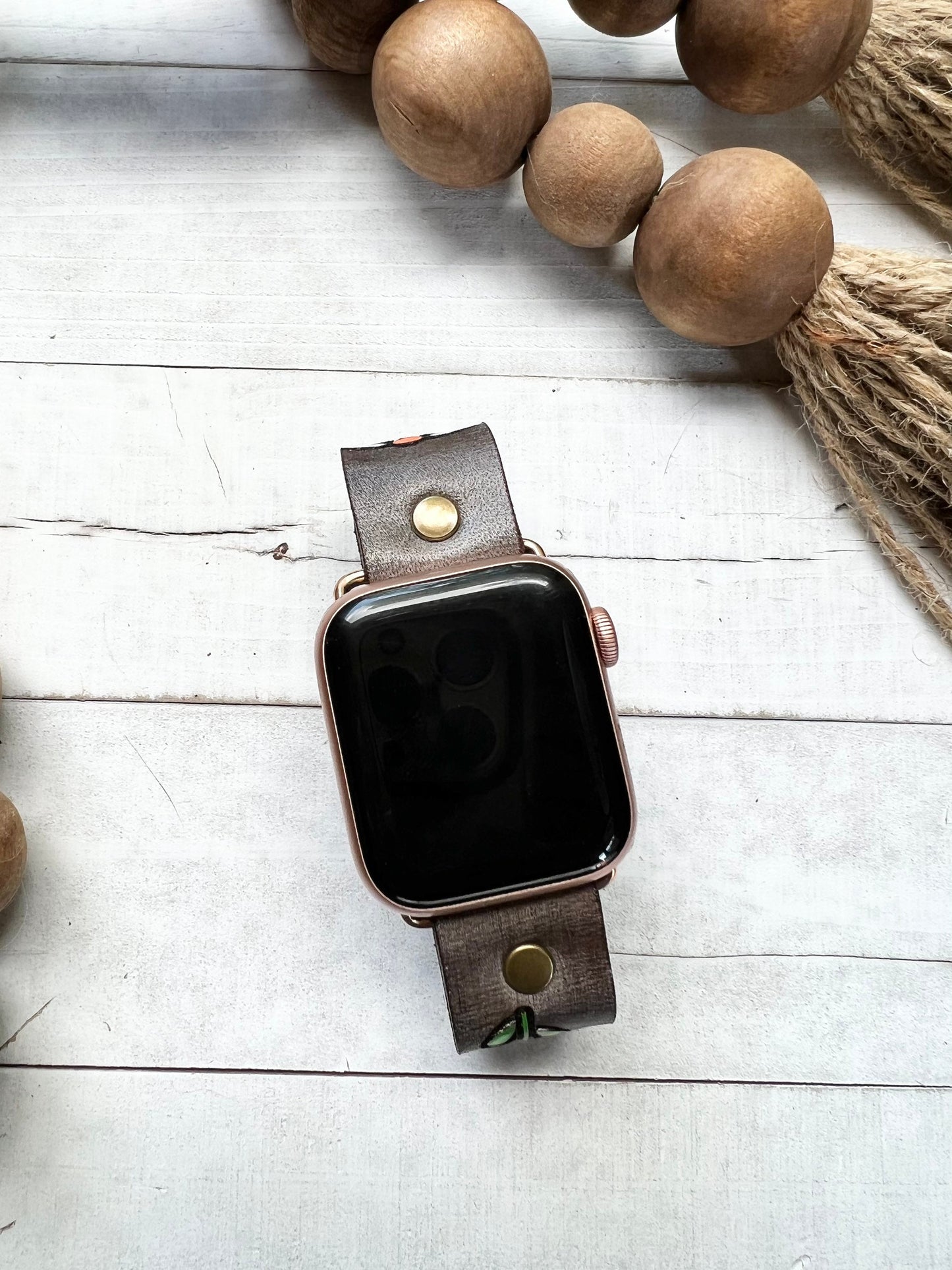 Daisy Leather Watch Band