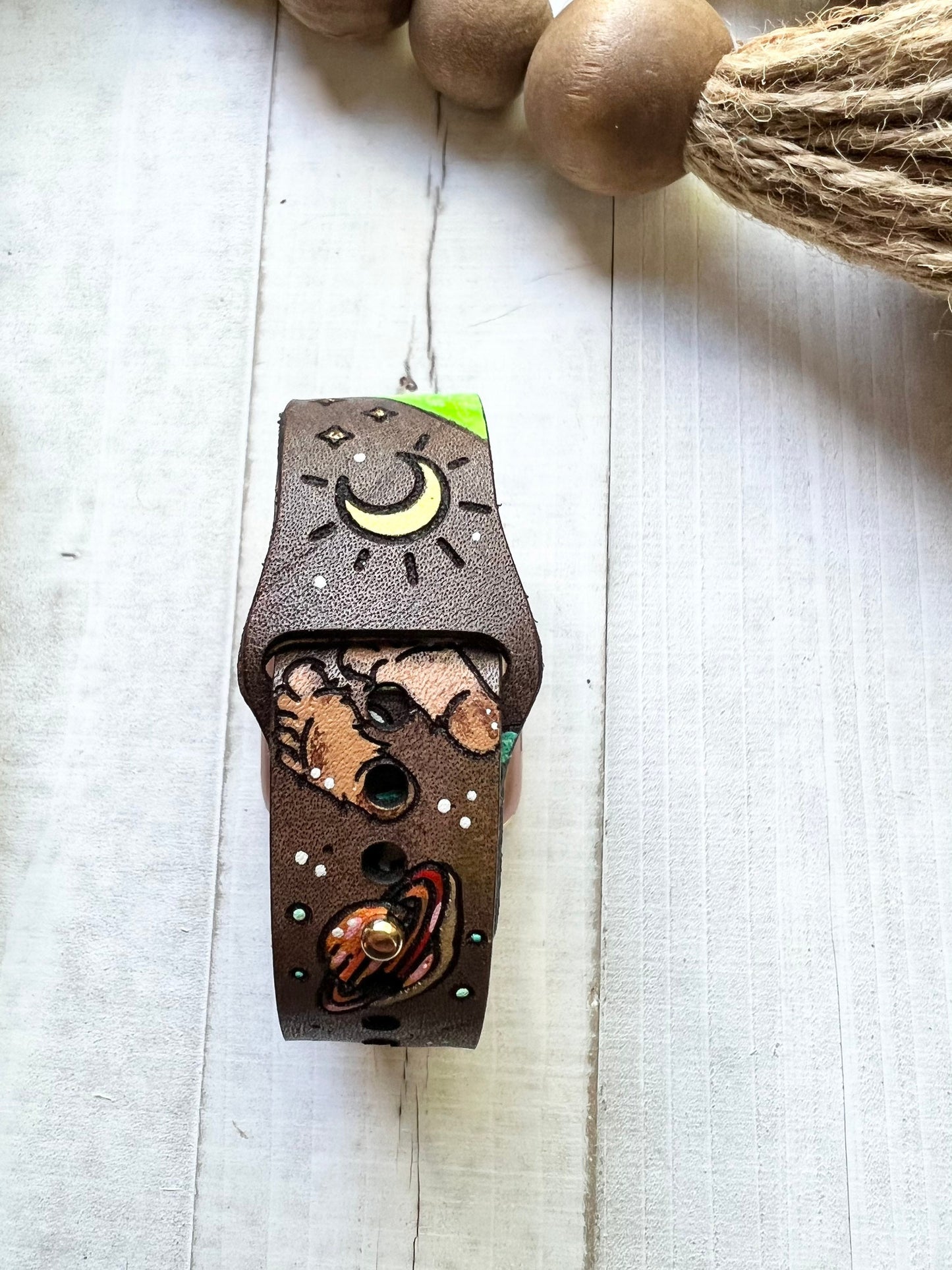 Cryptid Leather Smart Watch Band