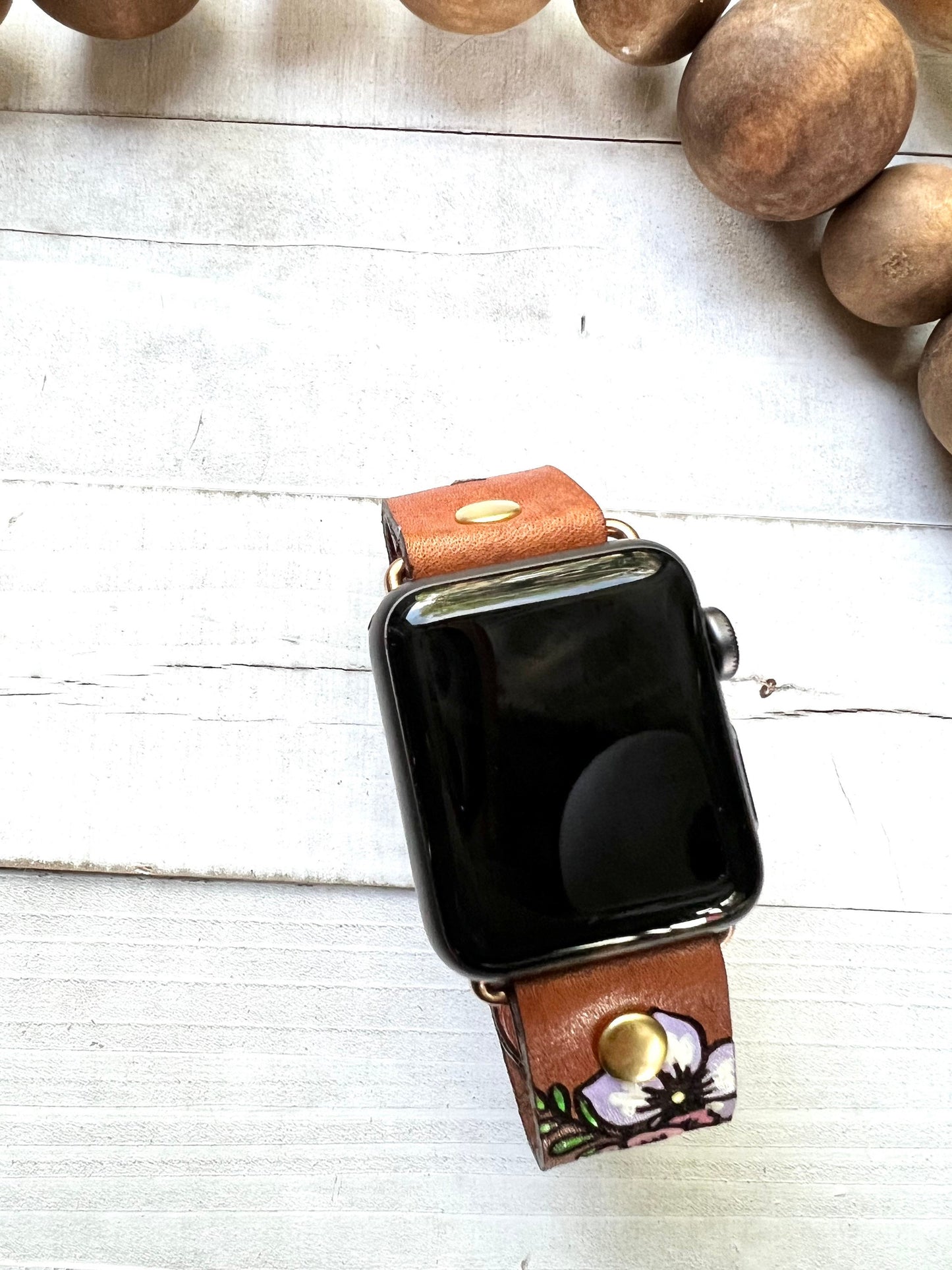 Religious Cross Leather Watch Band