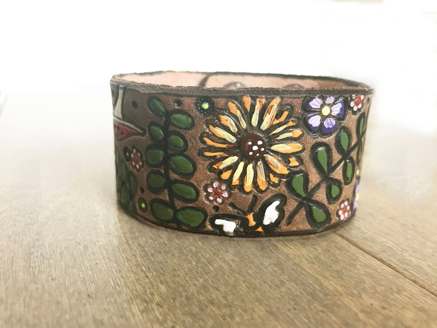 Bohemian Style Leather Cuff