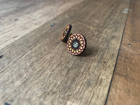 Sunflower Stud Earrings