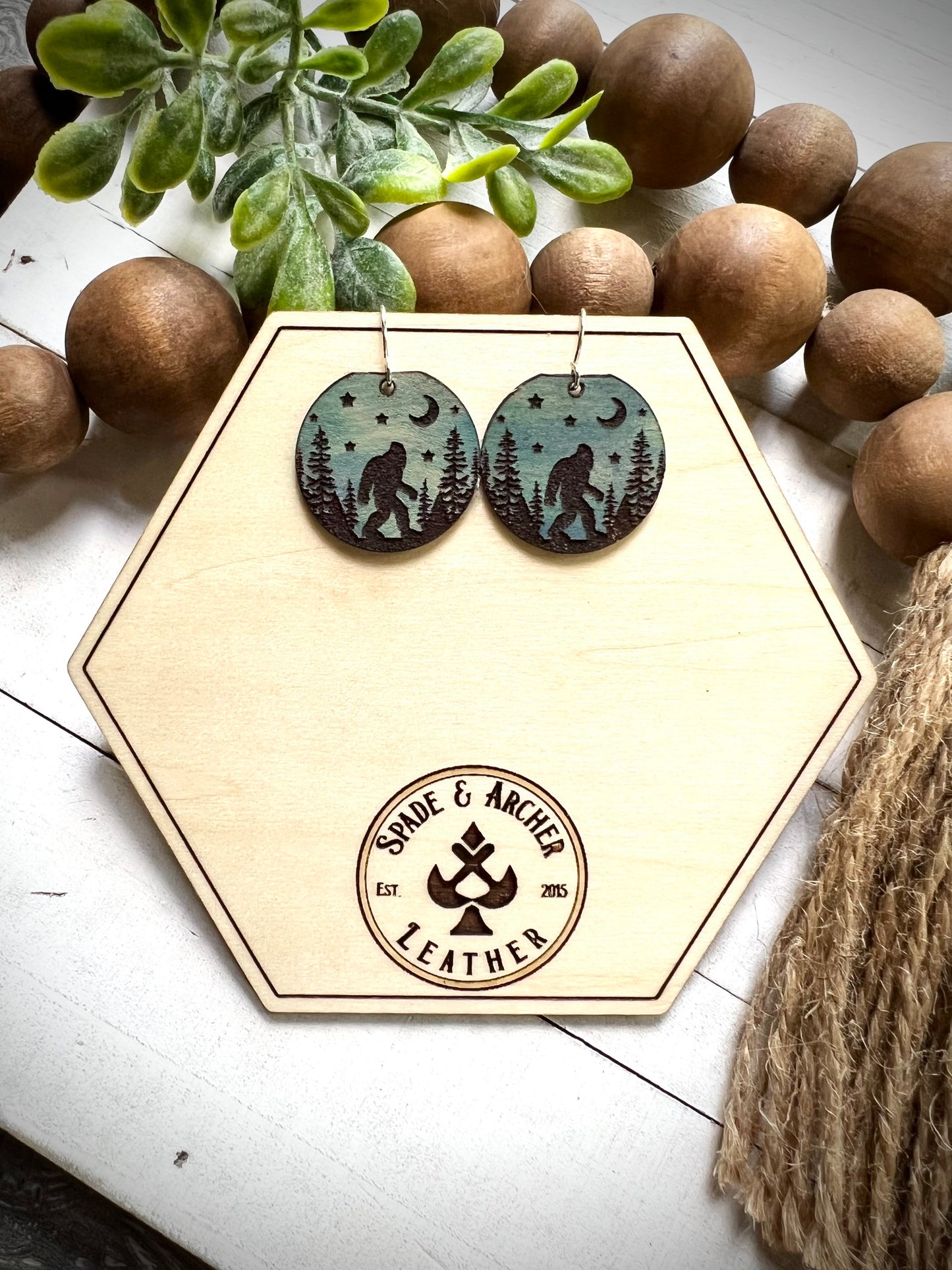Bigfoot Sasquatch Earrings