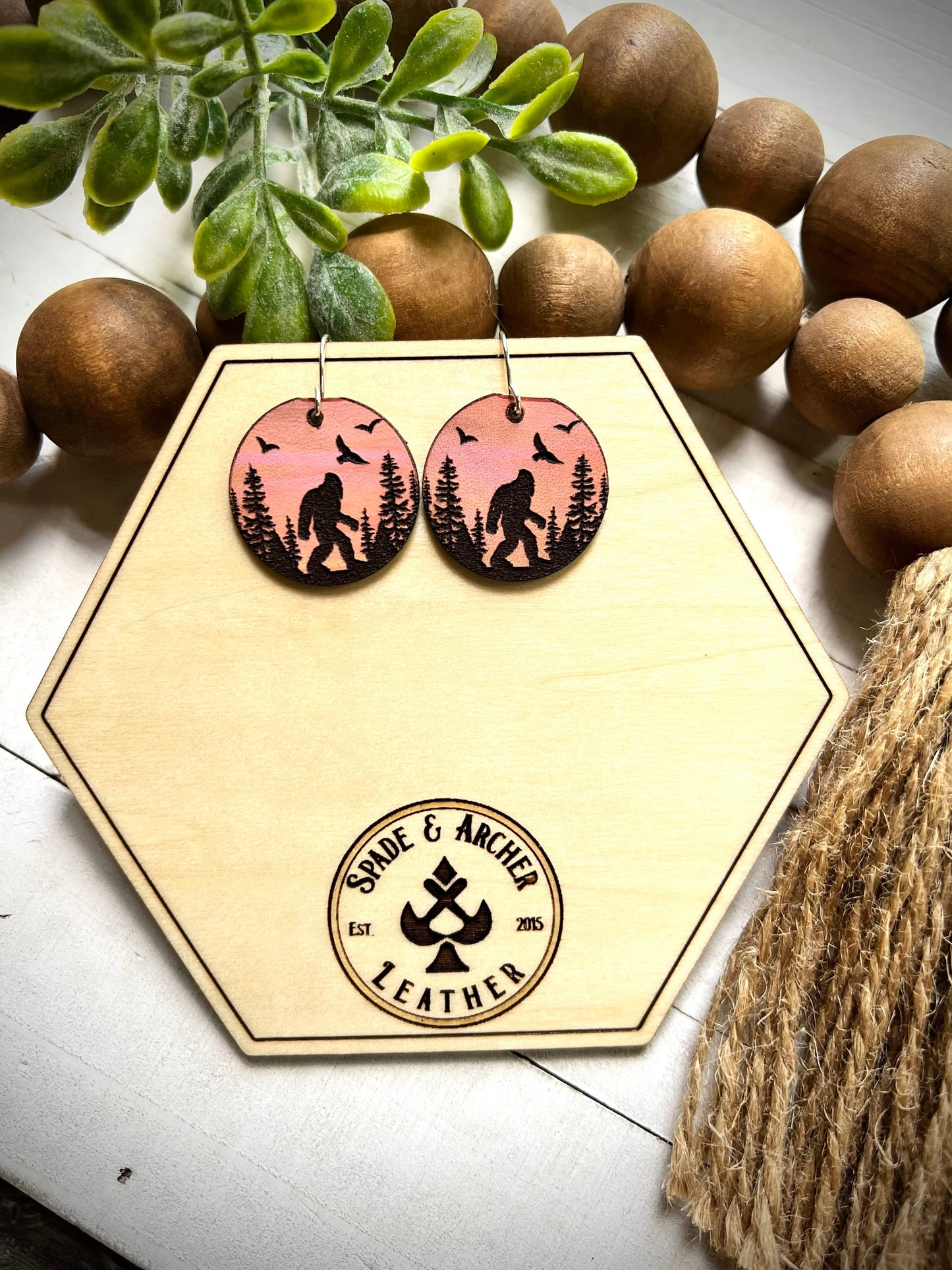 Bigfoot Sasquatch Earrings